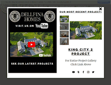Tablet Screenshot of dellfinahomes.com